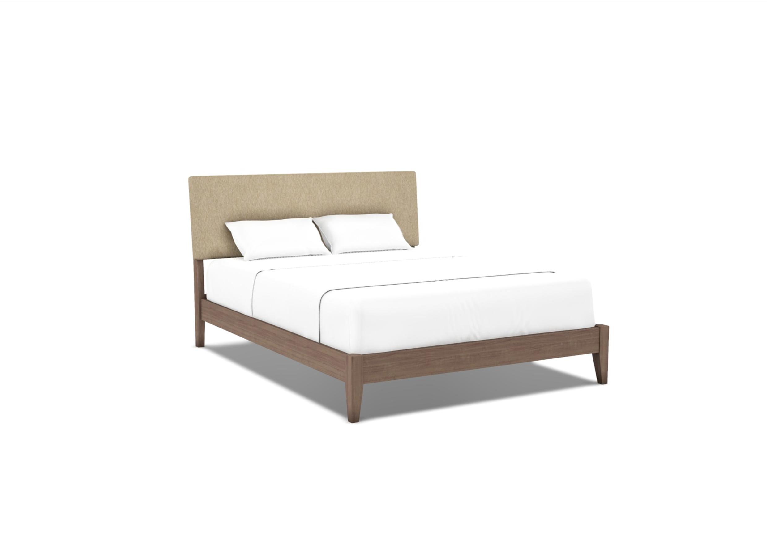 63298-UPH Two West Modern Platform Upholstered Queen Bed