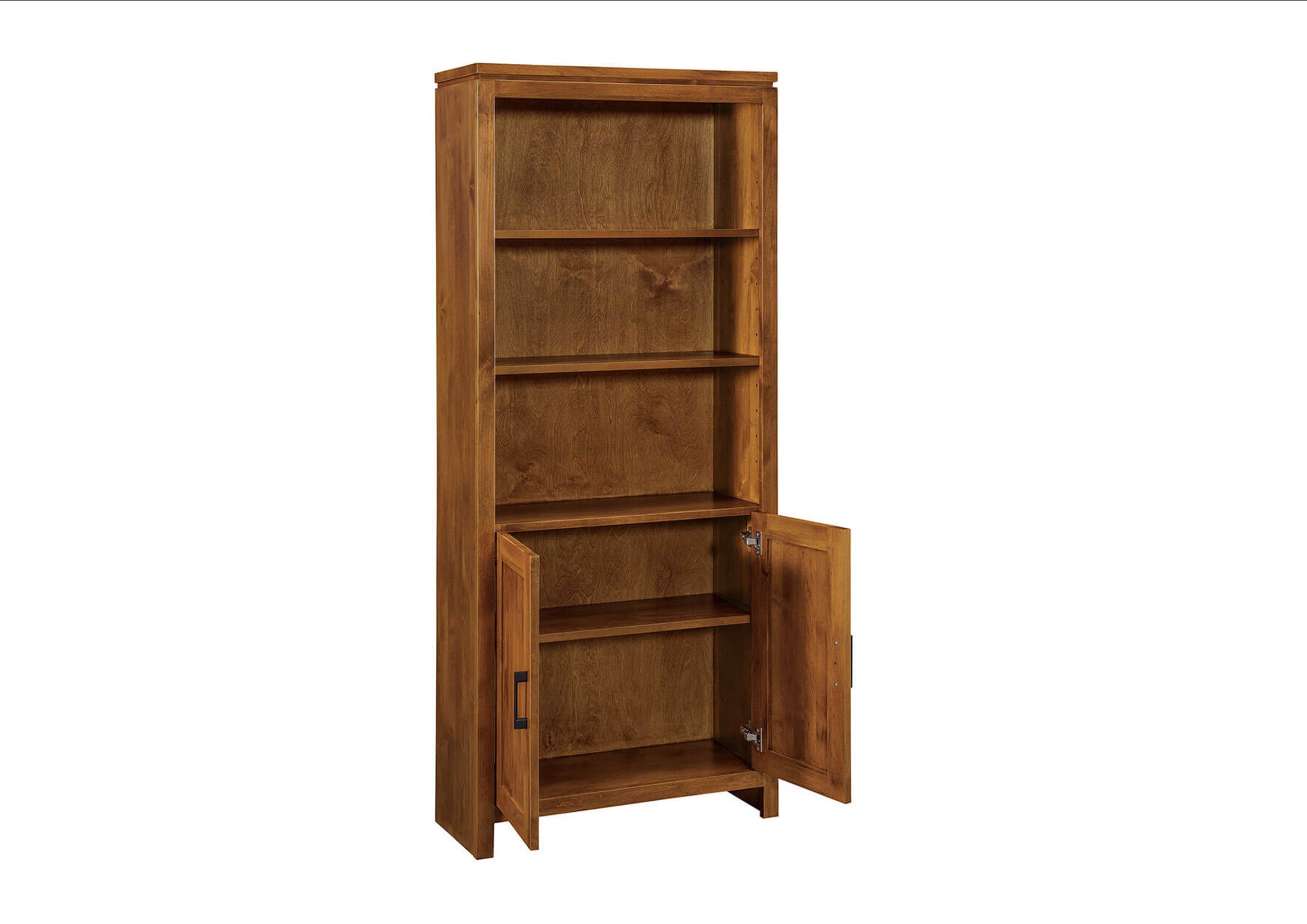 633072D 72"x 30" Two West Bookcase with Doors - Image 5