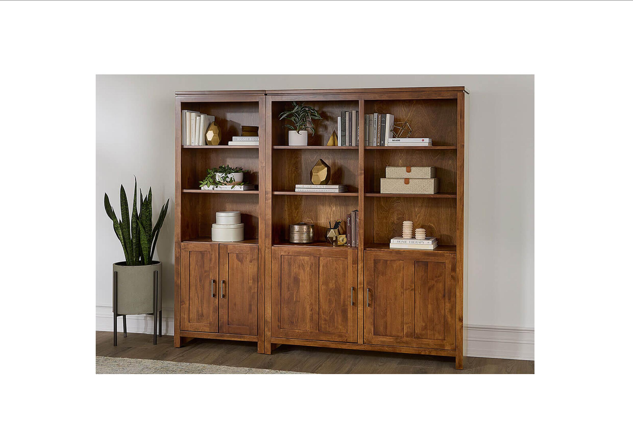 633072D 72"x 30" Two West Bookcase with Doors - Image 6
