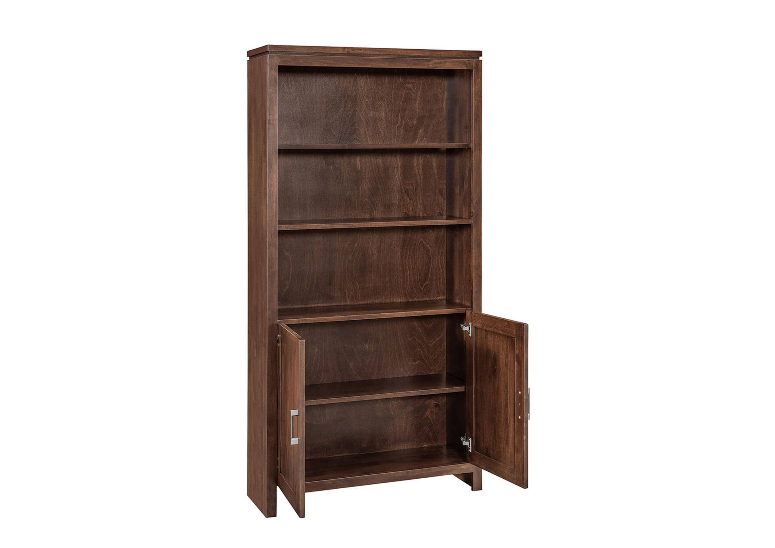 633672D 72"x 36" Two West Bookcase with Doors - Image 5