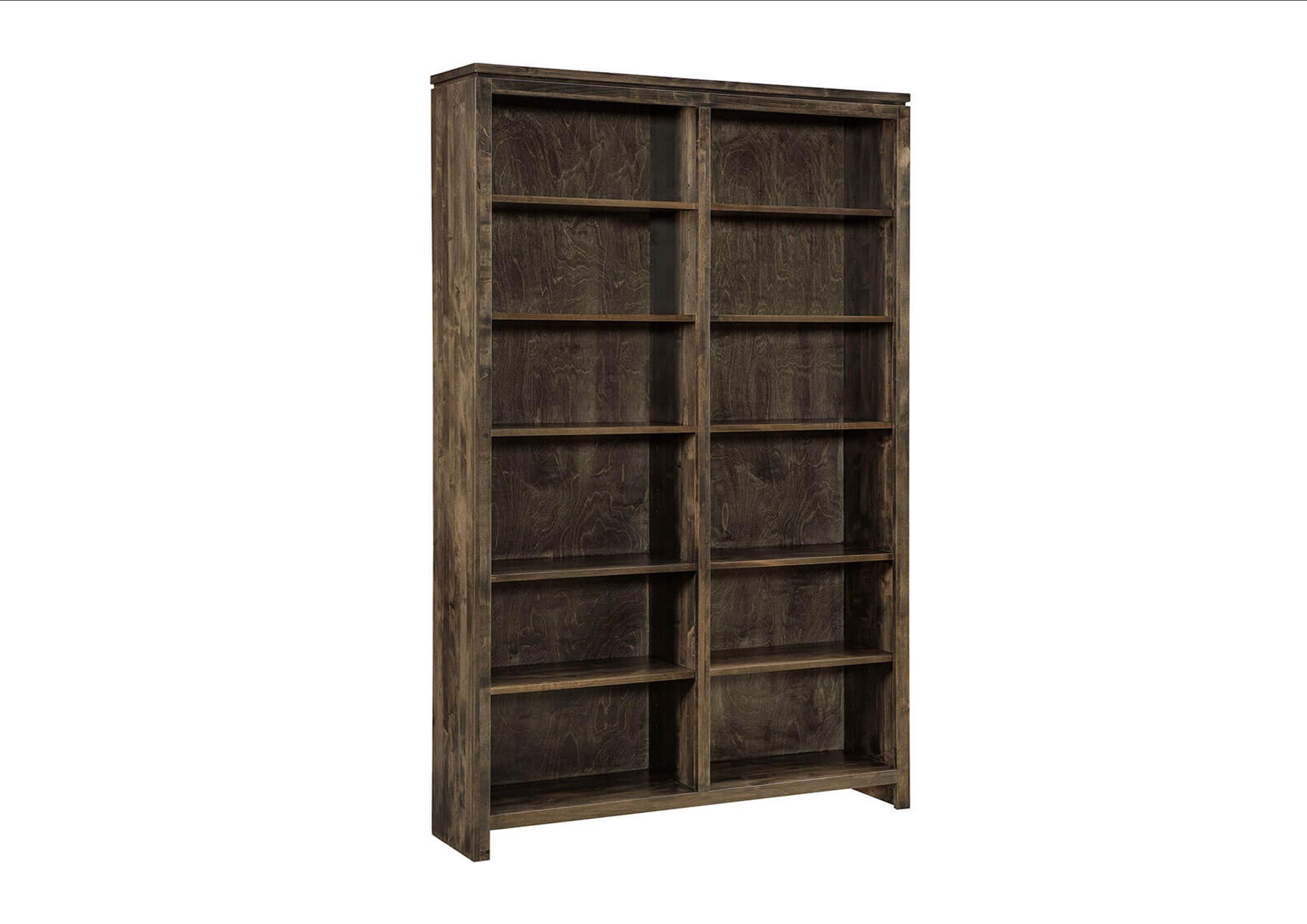 634884 84"x 48" Two West Bookcase