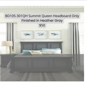 BD105-301QH ClearanceSummit Queen Bed Headboard
