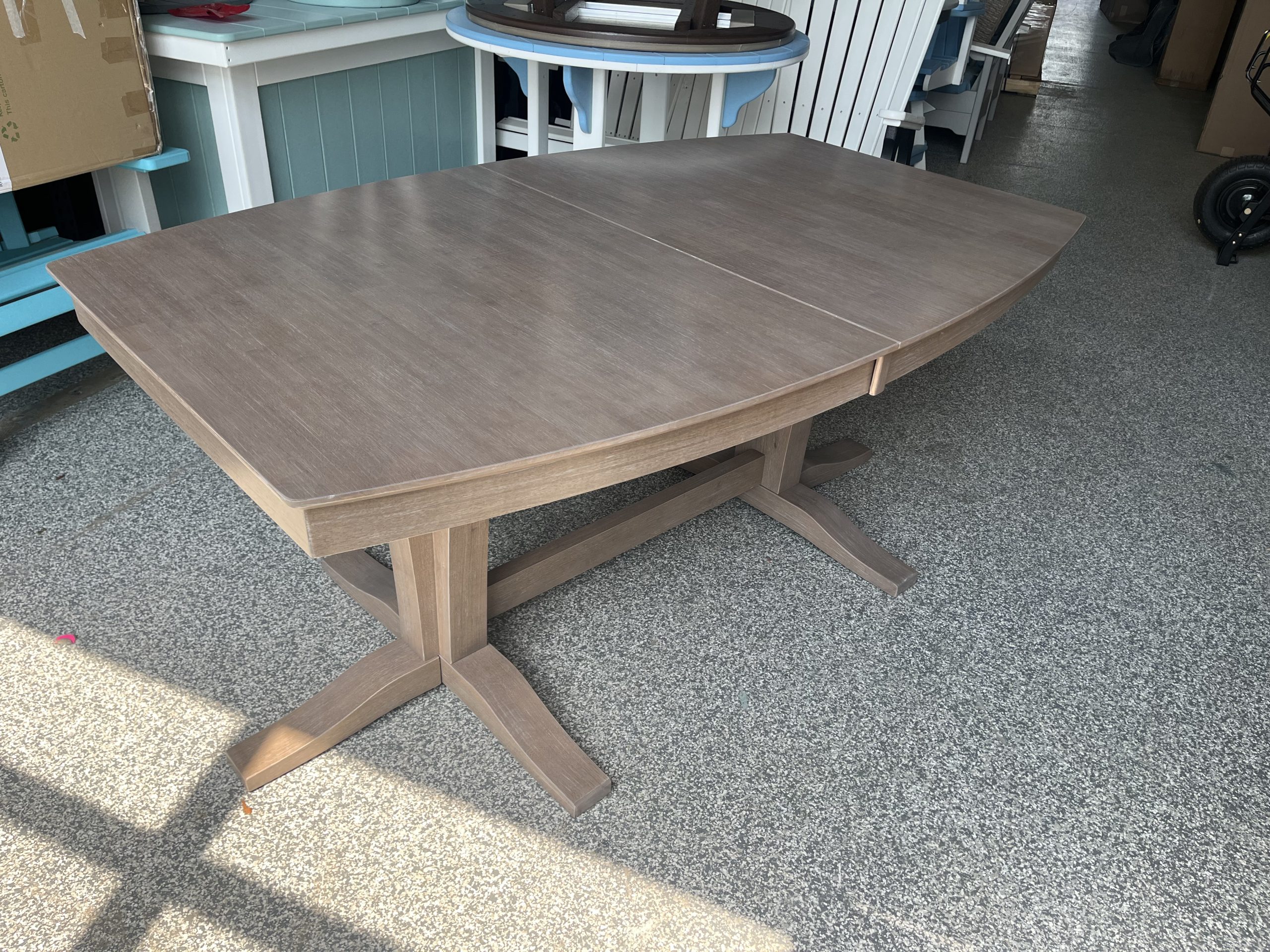 Clearance T09-4096XXT/B Milano Double Butterfly Leaf Extension Table