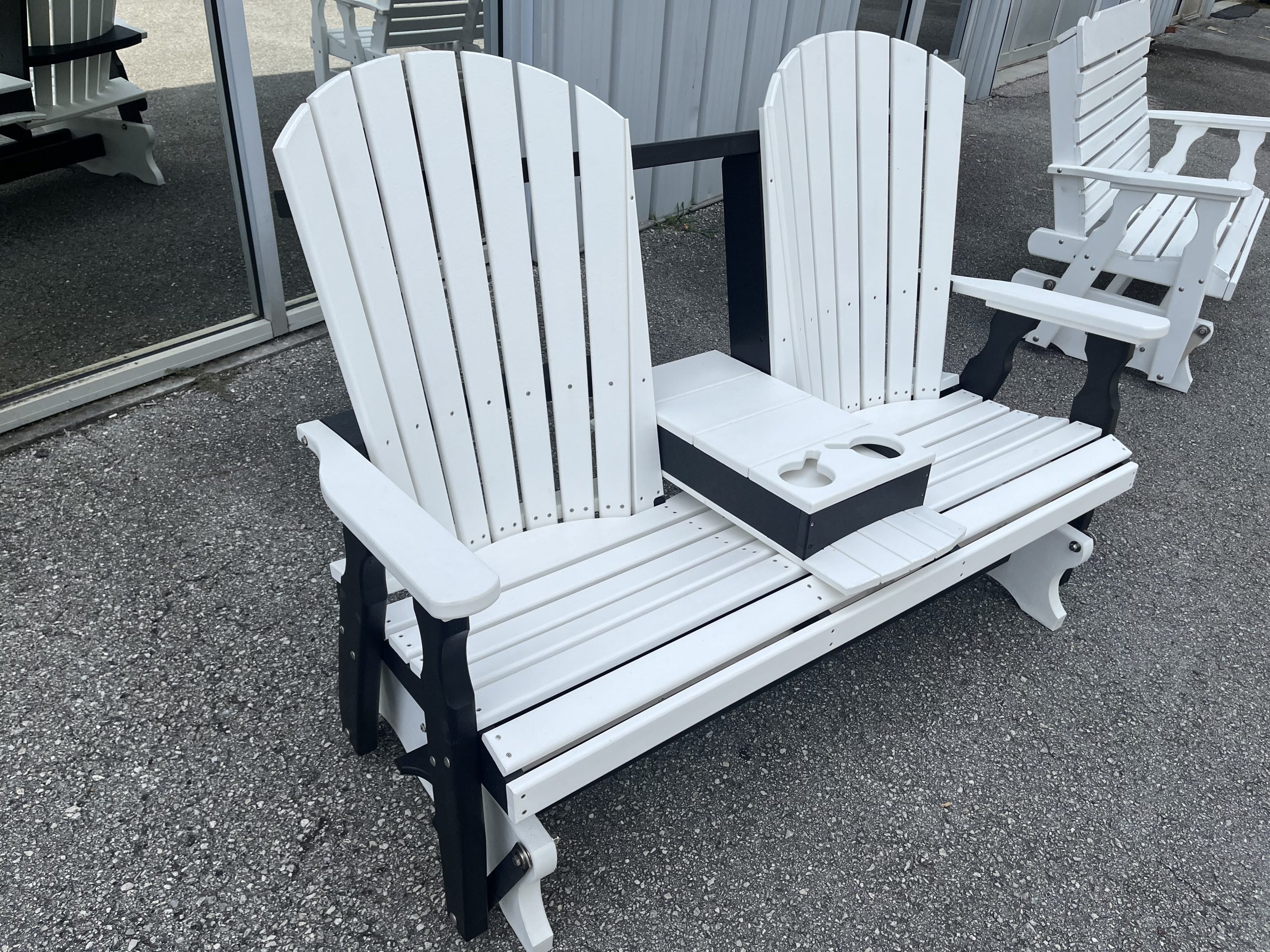CLEARANCE: 342 Fanback Console Glider