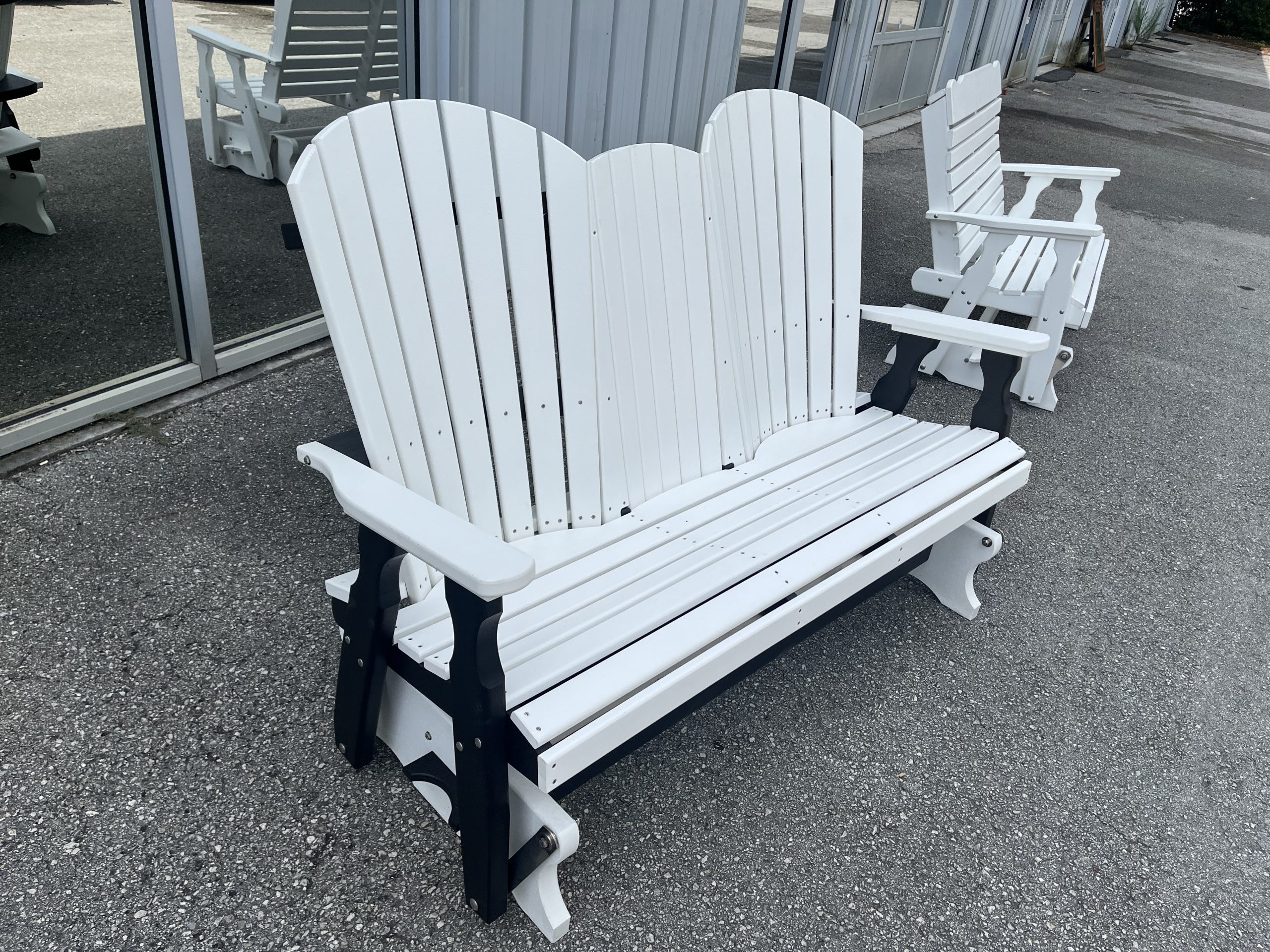 CLEARANCE: 342 Fanback Console Glider - Image 2