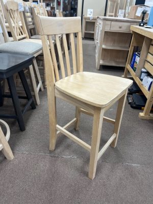 S-3012 Clearance Slat Back Counter Stool