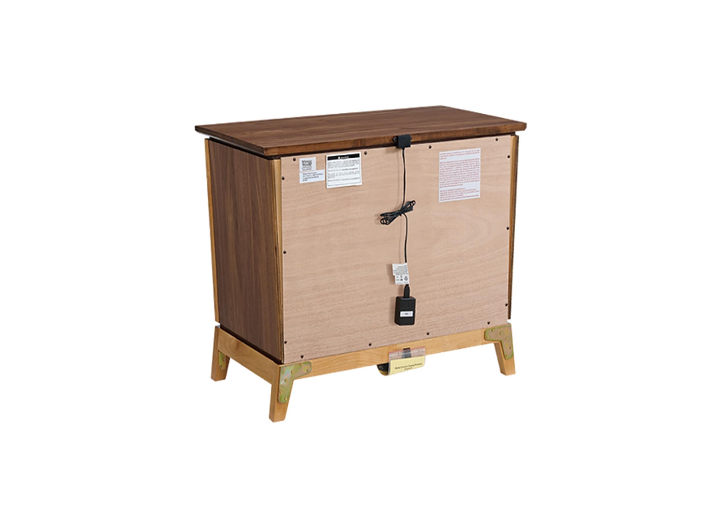 1118DUET Addison 2-Drawer Wide Nightstand - Image 4